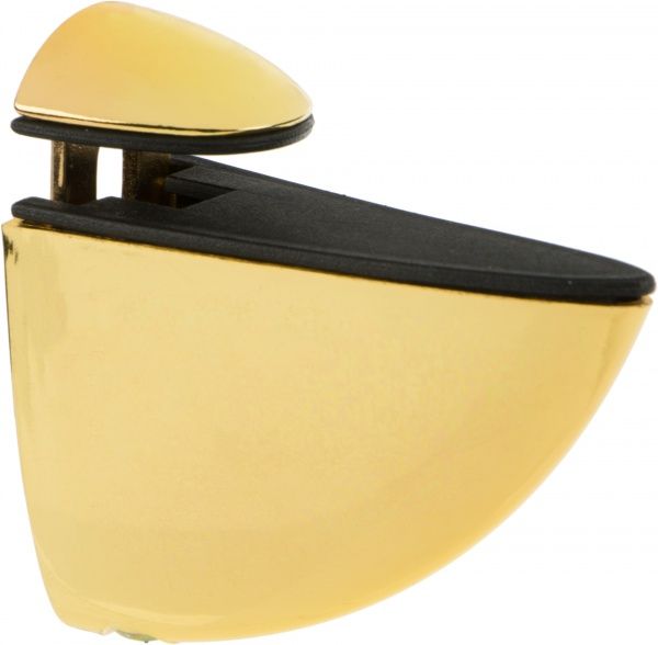 Тримач для полиць Larvij середній золотий L3108GO