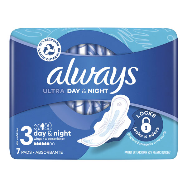 Прокладки Always Ultra Day&Night (Розмір 3) 7 шт.