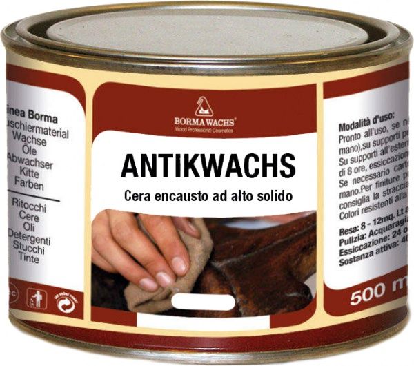 Віск Borma Wachs ANTIK WACHS 3404 59 горіх середній глянець 0,5 л 0,819 кг
