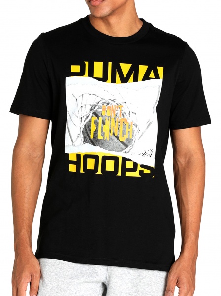 Футболка Puma 4th Quarter SS Tee 53236119 р.S чорний