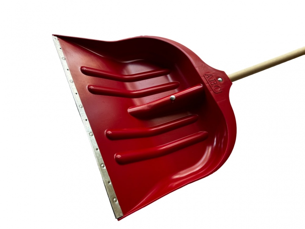 Лопата для снігу ABC Преміум 490 мм з держаком-ручкою