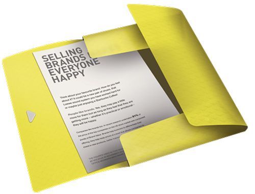 Папка Colour'ice PP желтая 626220 Esselte