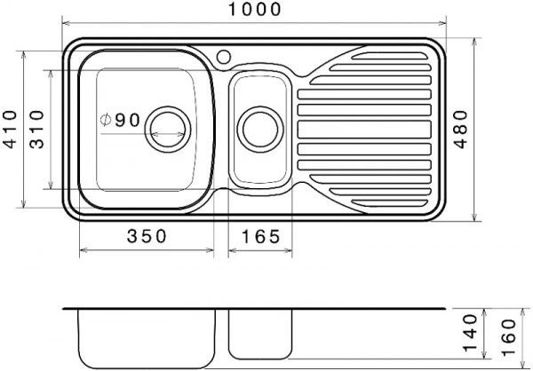 Мойка для кухни Festrum F128 