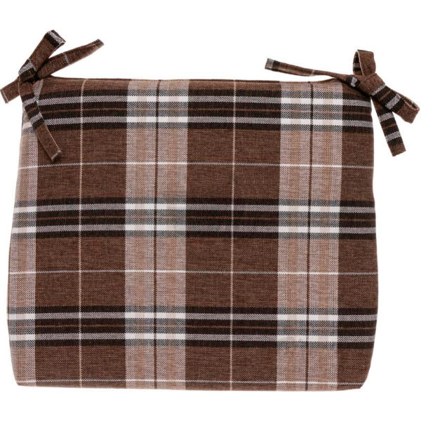 Подушка на крісло INDIGO Шотландія бежевий 48×42×5см