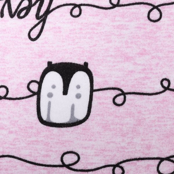 Пижама для девочек Фламинго Сова и мышка р.134 розовый 247-222 