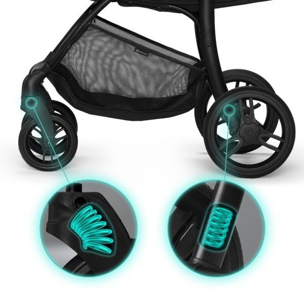 Коляска прогулянкова Kinderkraft Cruiser чорна KKWCRUIBLK0000 
