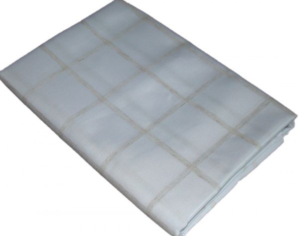 Скатерть Клетка 520-19/00 110x140 см белый Эдельвика 