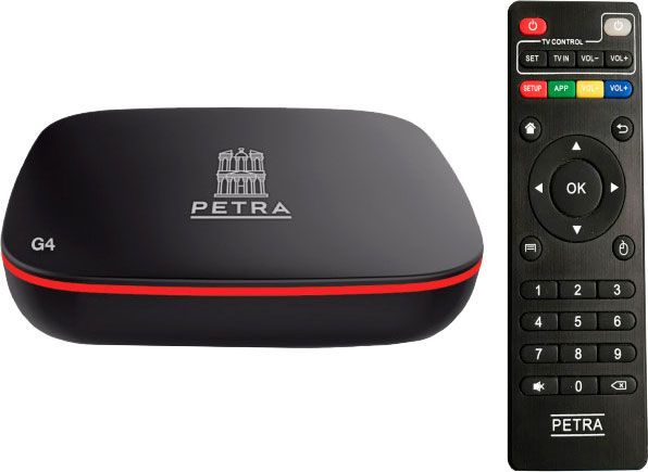Медиаплеер SWEET TV BOX Popcorn Netflix Android приставка 4K Petra G4