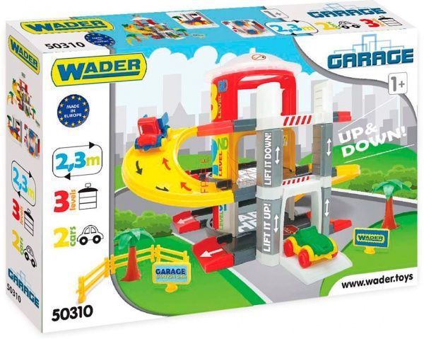 Ігровий набір Wader Гараж з ліфтом 3 рівні 50310