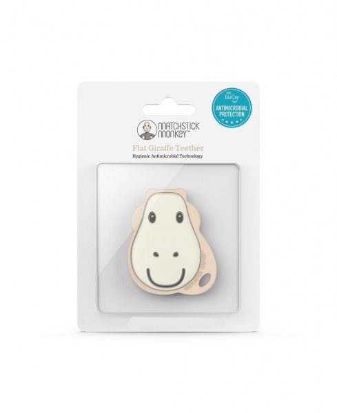 Прорізувач Matchstick Monkey Жирафа коричнева Bio Cote 8 см (MM-FGT-001)