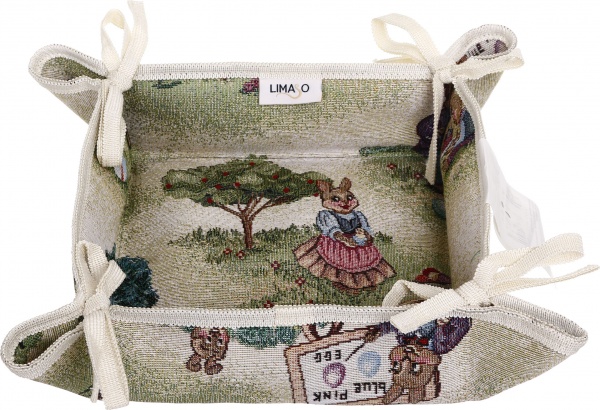 Хлібничка гобеленова Limaso EDEN1184-KH 20x20 см різнокольоровий 