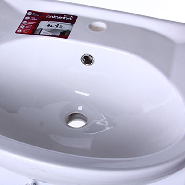 Тумба з умивальником Сансервіс Solas SL-56F 56 см біла