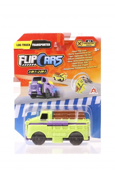 Машинка-трансформер Flip Cars Лісовоз та транспортер EU463875-03