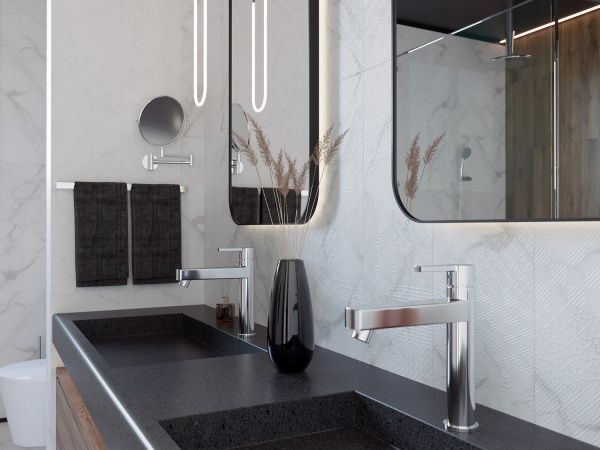 Плитка Golden Tile Arabesque білий 5L0010 25,5x75,9 