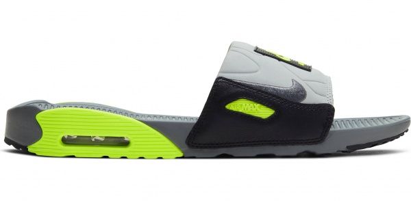Шлепанцы Nike AIR MAX 90 SLIDE BQ4635-001 р. 11 серый