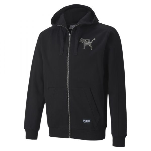 Джемпер Puma ATHLETICS FZ Hoodie 58345801 р. L черный