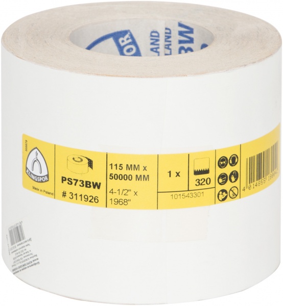 Наждачная бумагаKlingspor PS73BW Stearat P320 1 м.п. 14094