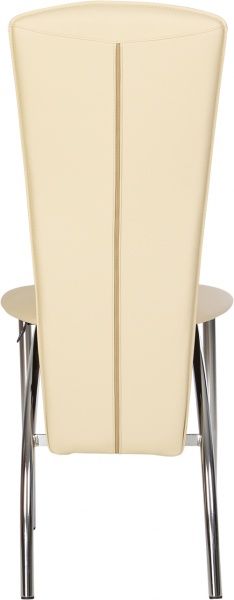 Стул обеденный Nowy Styl AMELY CHROME (BOX-4) (CH) V-18 хром/молочный