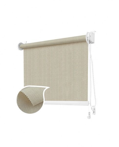Ролета міні Rollotex струна Linen Look 3 61x150 см темно-бежева 