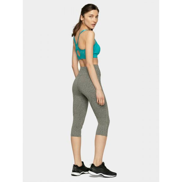 Лосины 4F NOSH4-SPDF002-24M р.M серый меланж