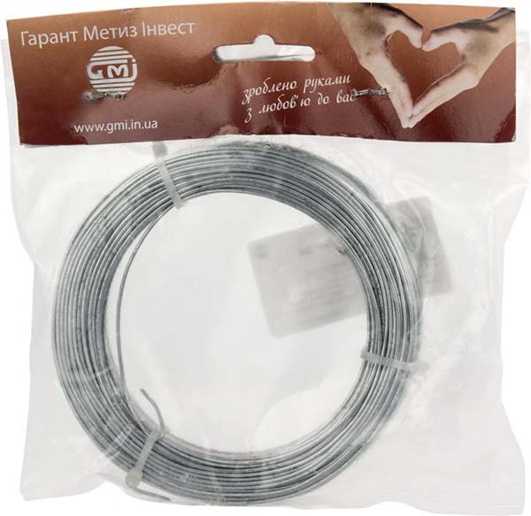 Дріт 1,2 мм X 0,444 кг 50 м цинк ДСТУ 3282-74