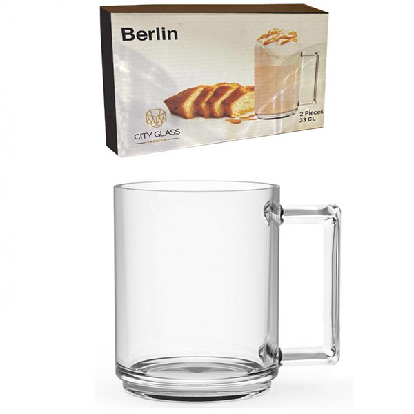 Набор чашек Berlin 3M300205 330 мл 2 шт. 