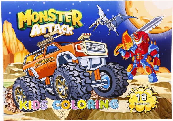 Розмальовка Art studio of happiness 21х27,9 см А4 в асортименті