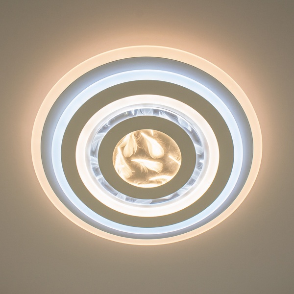 Люстра світлодіодна Luminaria 120 Вт білий BERGAMO 120W R500 APP 