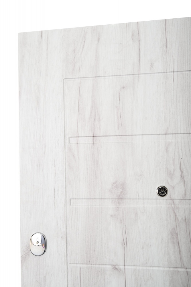 Дверь входная Abwehr АМ-462 096Л (V) (ШБр+ДКфБ) Avers+Kale НЧ шагрень бронза / дуб кремовый 2050x960 мм левая