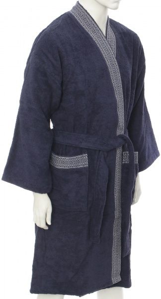 Халат чоловічий La Nuit Home King р. XL темно-синій 