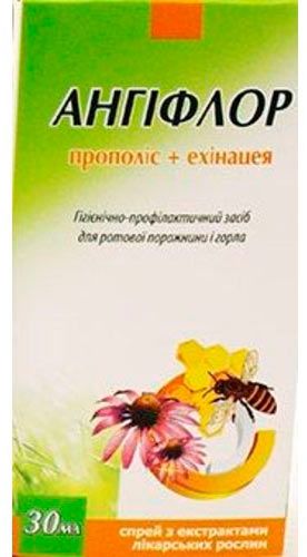 Спрей Флорі Спрей Ангифлор прополис+эхинацея 30 мл