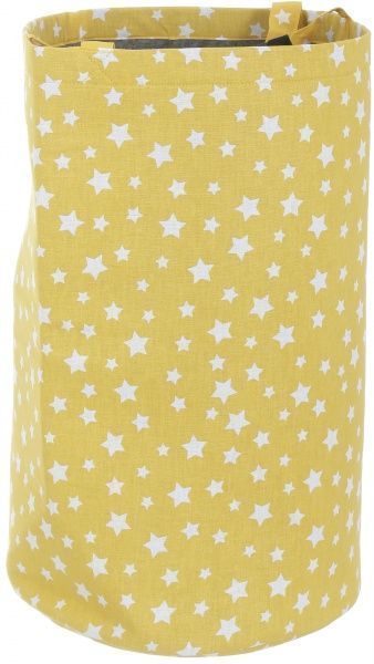 Корзина для игрушек Felt For You желтая со звездочками