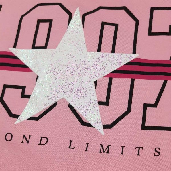 Футболка для девочки AKKU со звездой р.146 розовый 9028 