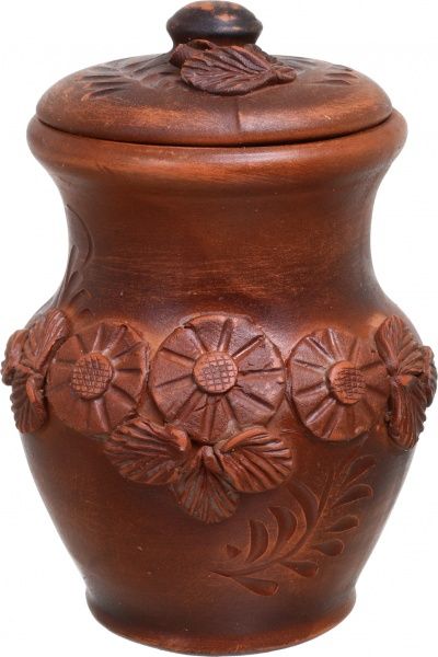 Молочник классический лепка 500 мл керамика Український гончарний посуд