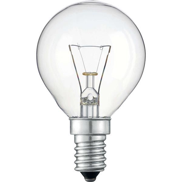 Лампа накаливания  Philips P45 шар 40 Вт E14 230 В прозрачная 926000006511