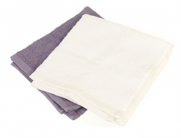Набір рушників в коробці (6шт.) 30x30 см фіолетово-білий Білтекс 