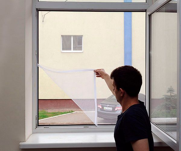 Сетка москитная на окна вставнаяна липучке Comfort Textile Group на липучке 1500х1300 мм белый