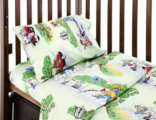 Комплект постельного белья Ярослав сатин зеленый 