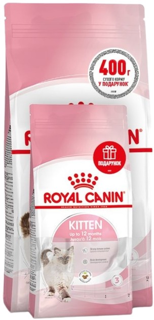 Корм сухой для котят Royal Canin Kitten (11513) 400 г + 2 кг