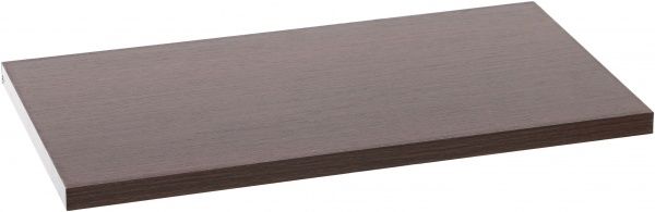 Полка ДСП прямая 400x210 мм венге 