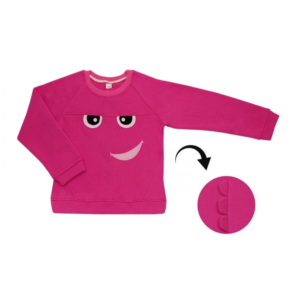 Свитшот Danaya р.122 малиновый 171H/18 