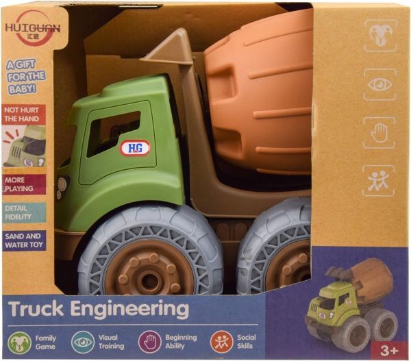 Игрушечная бетономешалка стройтехника 2018-23