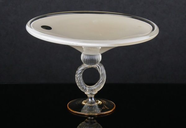 Фруктовниця Orvieto 30х30х22 см біла White cristal