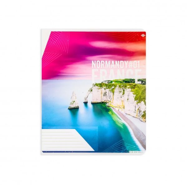 Комплект тетрадей Панорама 18 листов в клетку 25 шт. Поділля