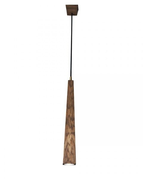 Светильник подвесной Iterna Vadso 1xGU10 ясень темный LW018 