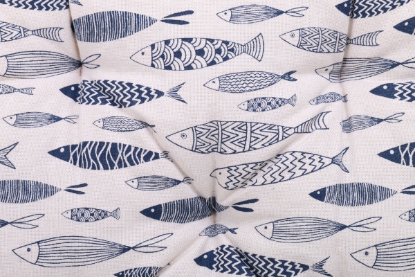 Подушка на стул рыбки 40х40 см La Nuit