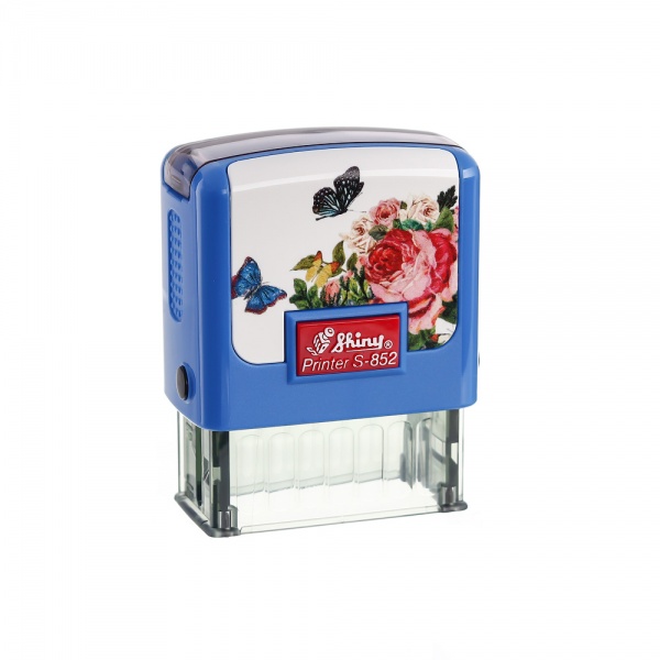 Оснастка для штампа «Копія вірна» S-852 14х38 мм синий корпус Shiny