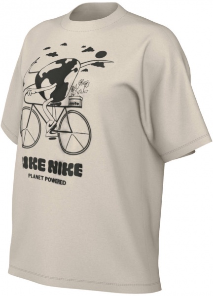 Футболка Nike W NSW TEE BF EARTH DAY DQ3047-104 р.L бежевий