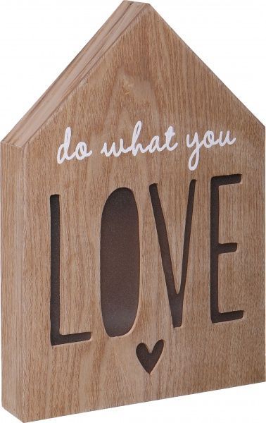 Декор настенный LED be what you Love 25x17 см 