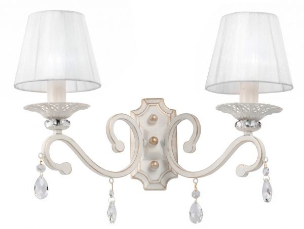 Бра Vitaluce 2x60 Вт E14 білий із золотистим V1679-0/2A 